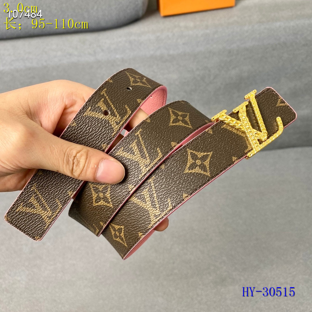 LV Belts 3.0 cm Width 137